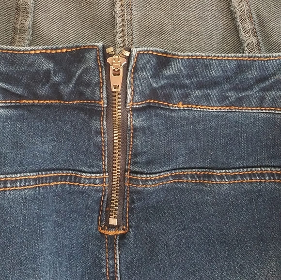 Iris Jeans Los Angeles Denim Skinny Overall's - Picture 5 of 9